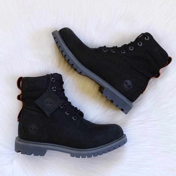 Timberland 6” Premium Waterproof Black Boots - Picture 5 of 7